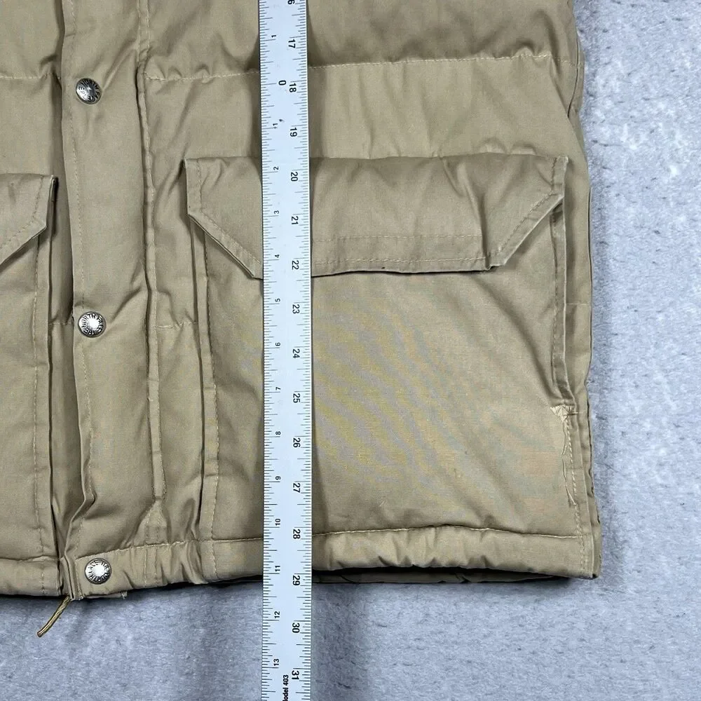 VTG 70’s The North Face Goose Down Puffer Jacket Men’s Size Medium Brown Tag